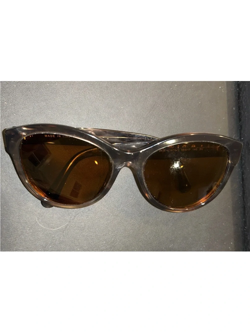 CHANEL Brown Cat-Eye Sunglass Frame Only